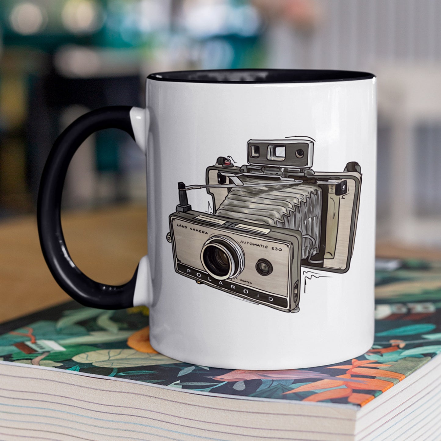 Camera, Polaroid Automatic 230 - Mug