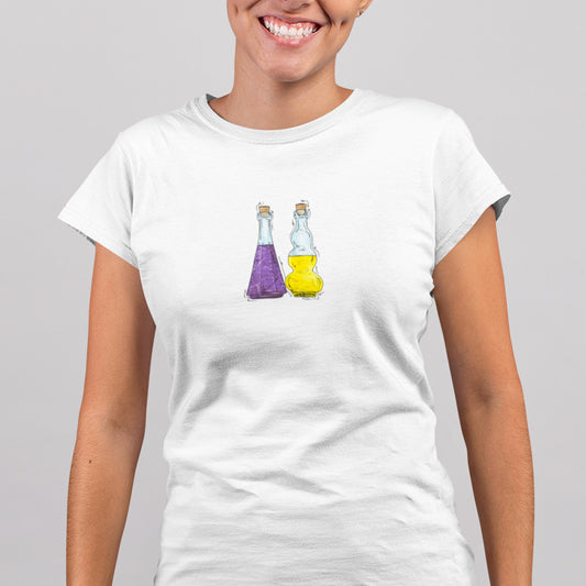 Intersex Pride Flag Potion Bottles - Women's T-Shirt