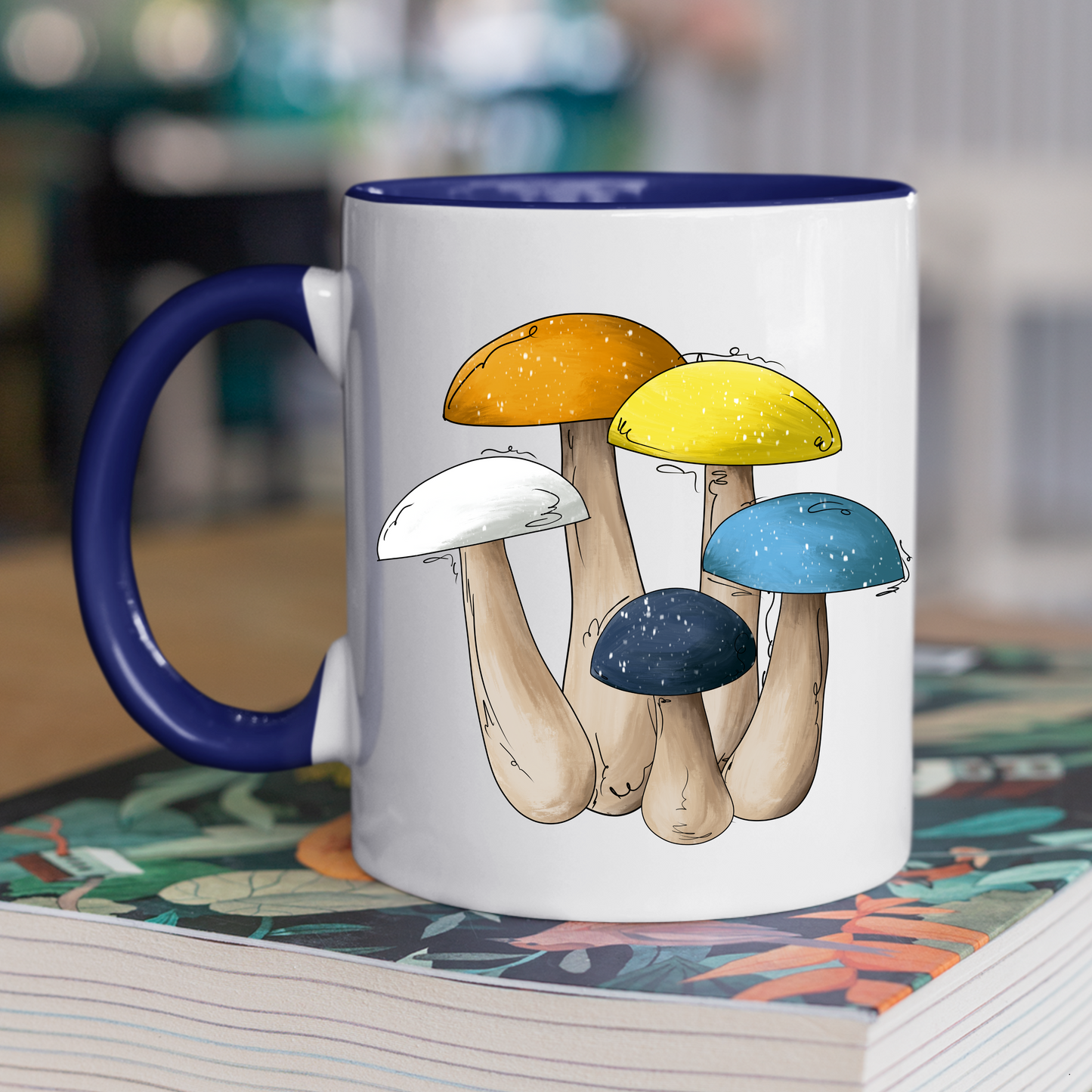 Aroace Pride Flag Mushrooms - Mug