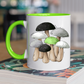 Agender Pride Flag Mushrooms - Mug