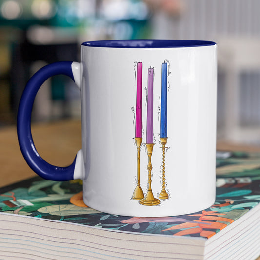 Bisexual Pride Flag Candlesticks - Mug