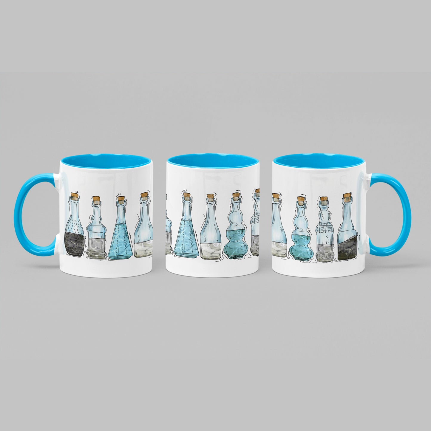 Demiboy Pride Flag Potion Bottles - Mug