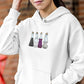 Demisexual Pride Flag Potion Bottles - Adult Unisex Hoodie