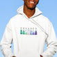 Gay Male MLM Pride Flag Potion Bottles - Adult Unisex Hoodie