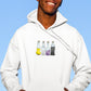 Nonbinary Pride Flag Potion Bottles - Adult Unisex Hoodie