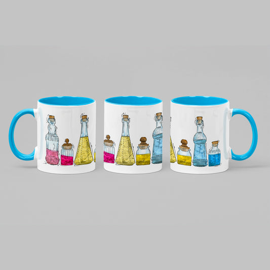 Panromantic Pride Flag Potion Bottles - Mug