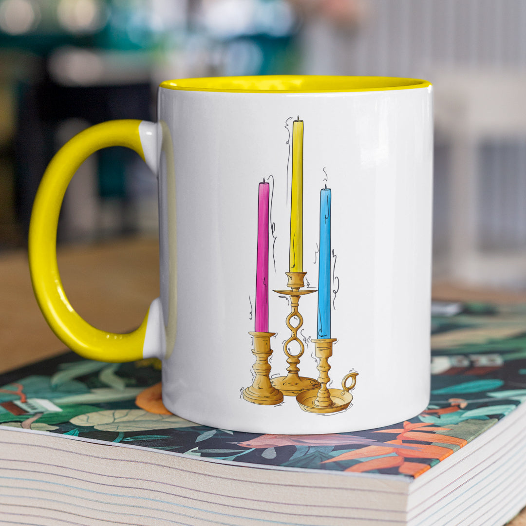 Pansexual Pride Flag Candlesticks - Mug