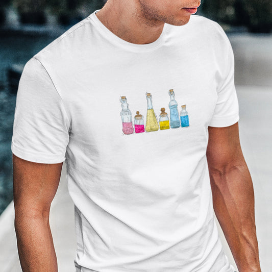 Panromantic Pride Potion Bottles - Men's T-Shirt
