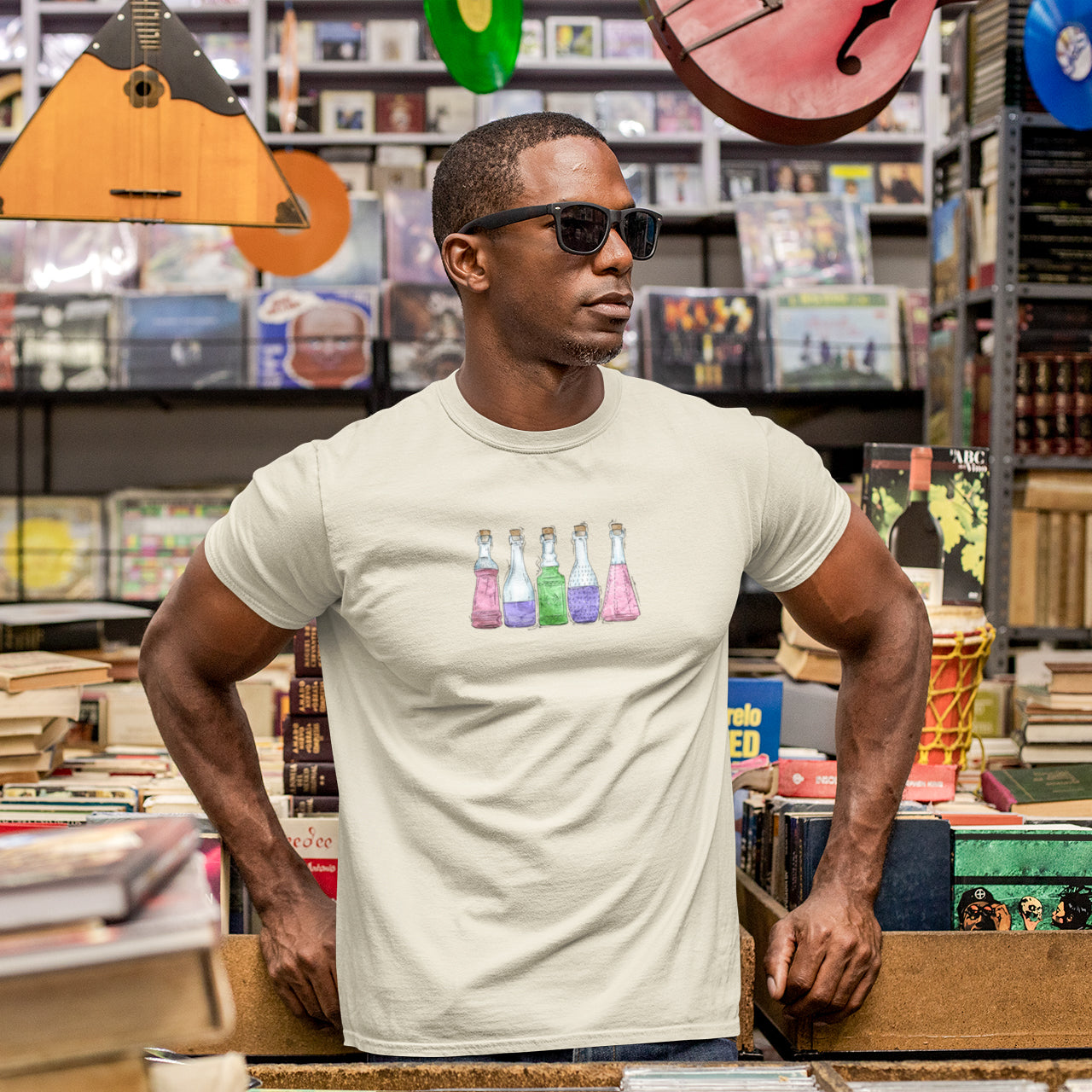 Trigender Pride Potion Bottles - Men's T-Shirt