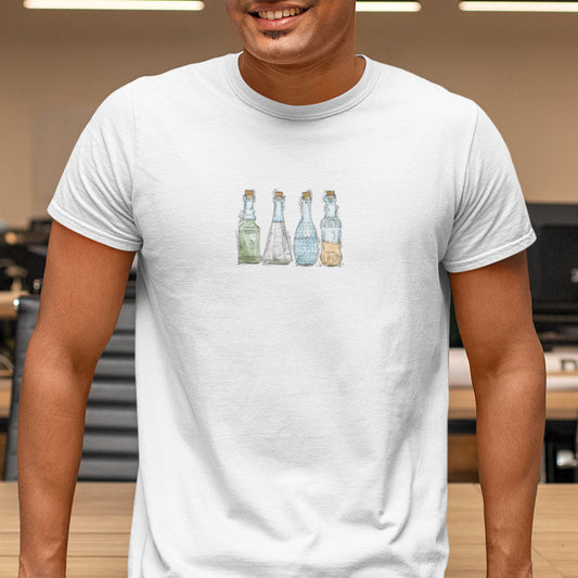 Unlabeled Pride Potion Bottles - Unisex T-Shirt