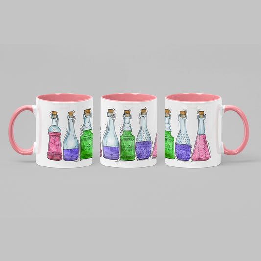 Trigender Pride Flag Potion Bottles - Mug