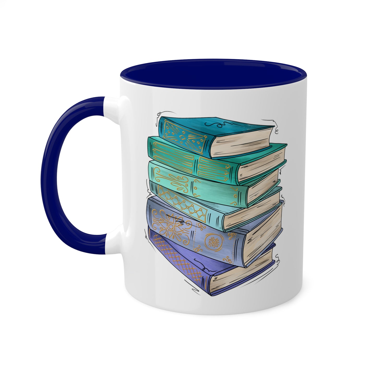 Neptunic Pride Flag Old Books - Mug