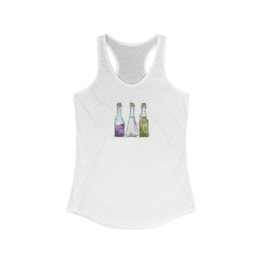 Genderqueer Pride Potion Bottles - Womens Tank Top