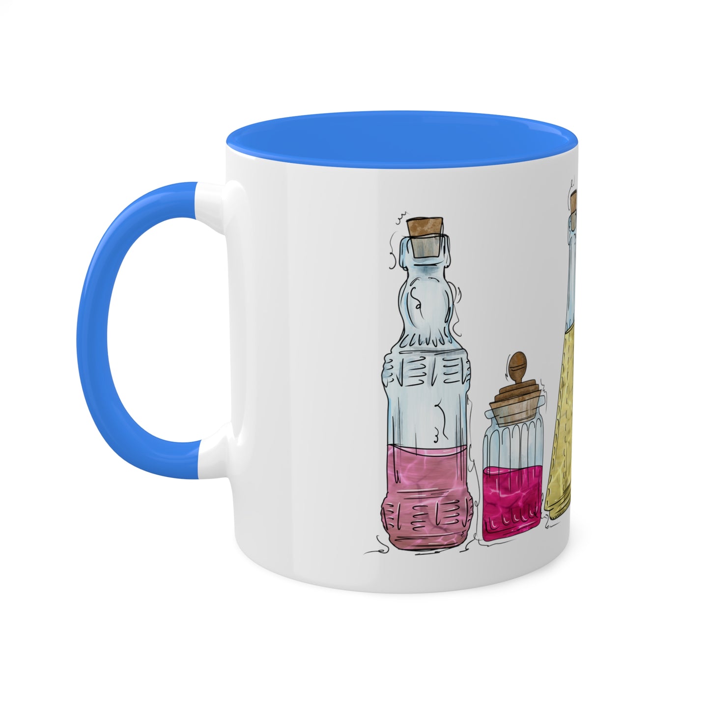 Panromantic Pride Flag Potion Bottles - Mug