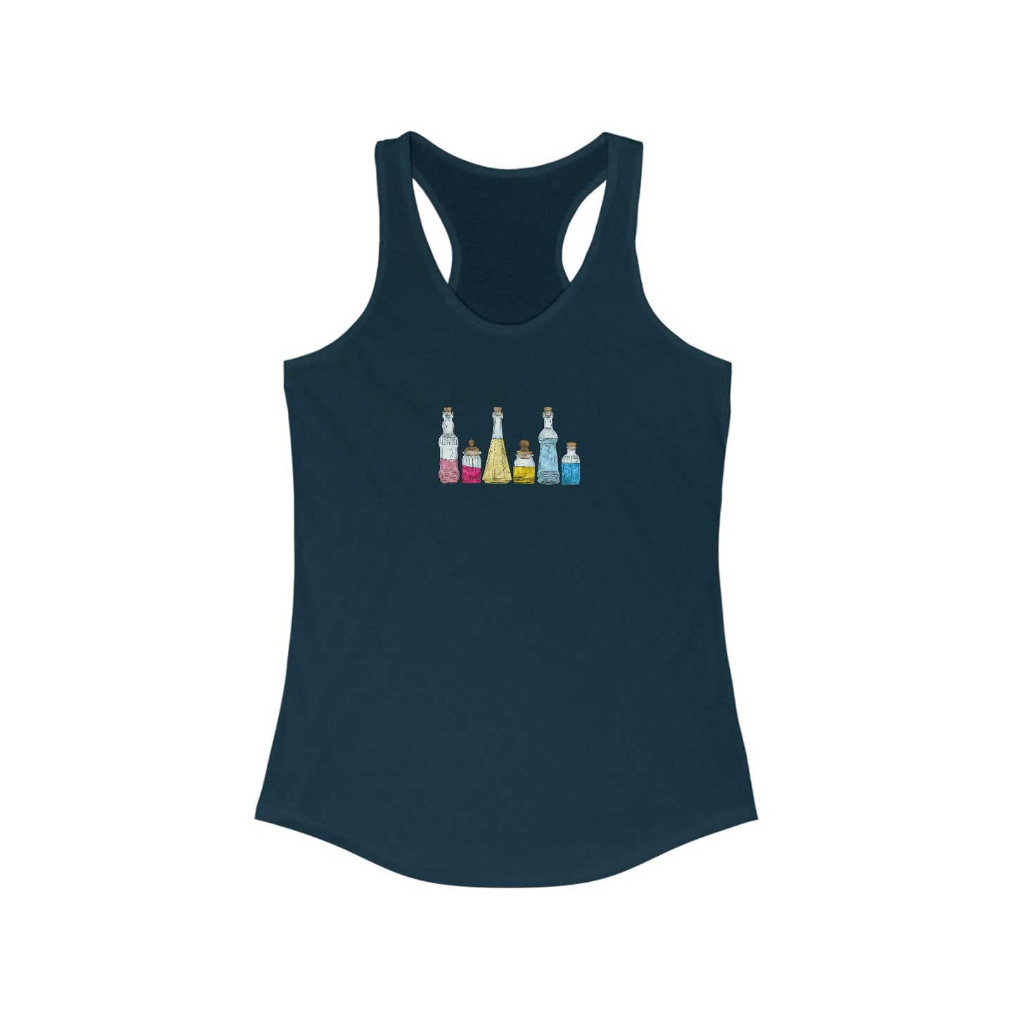 Panromantic Pride Potion Bottles - Womens Tank Top