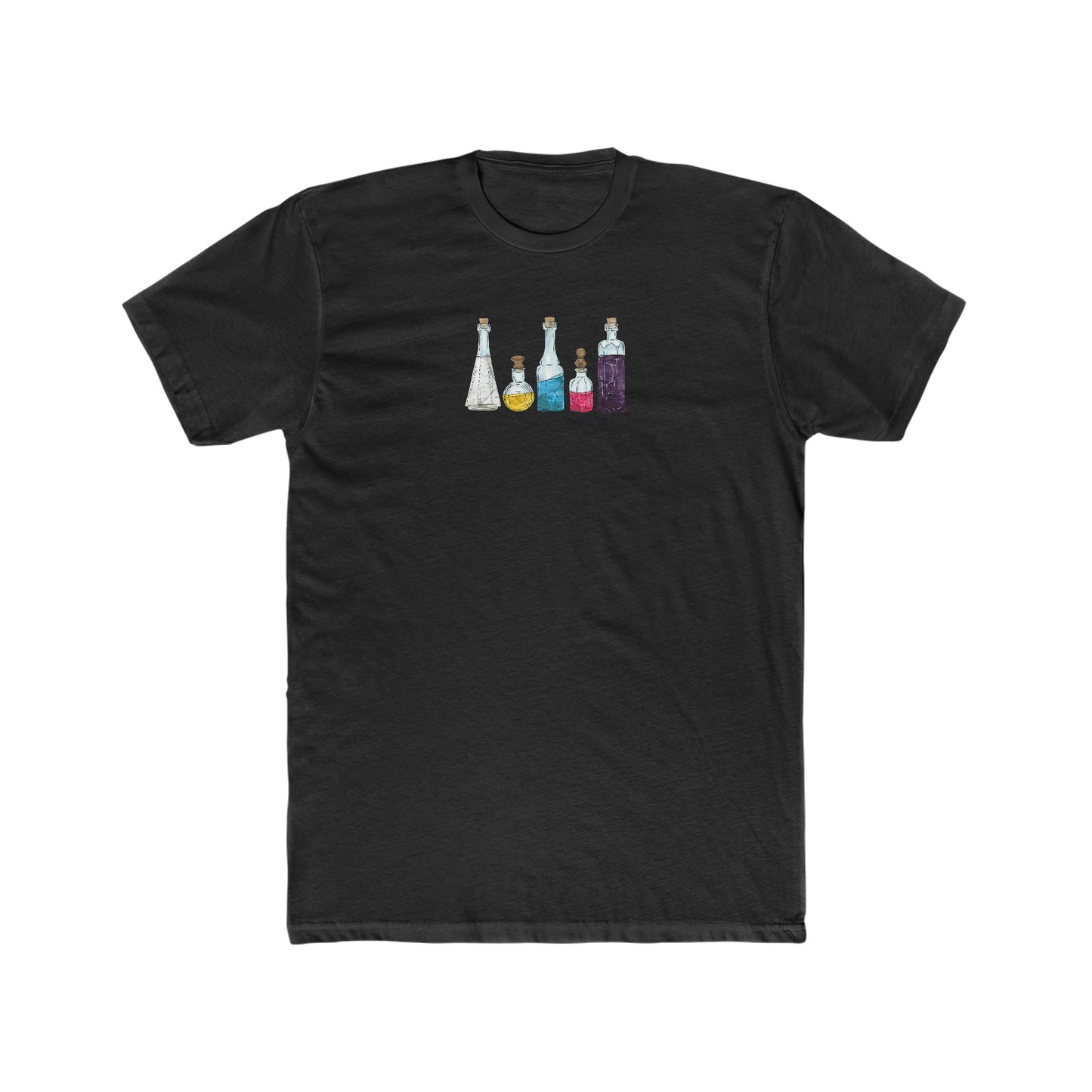 Polyamorous Pride Potion Bottles - Men's T-Shirt