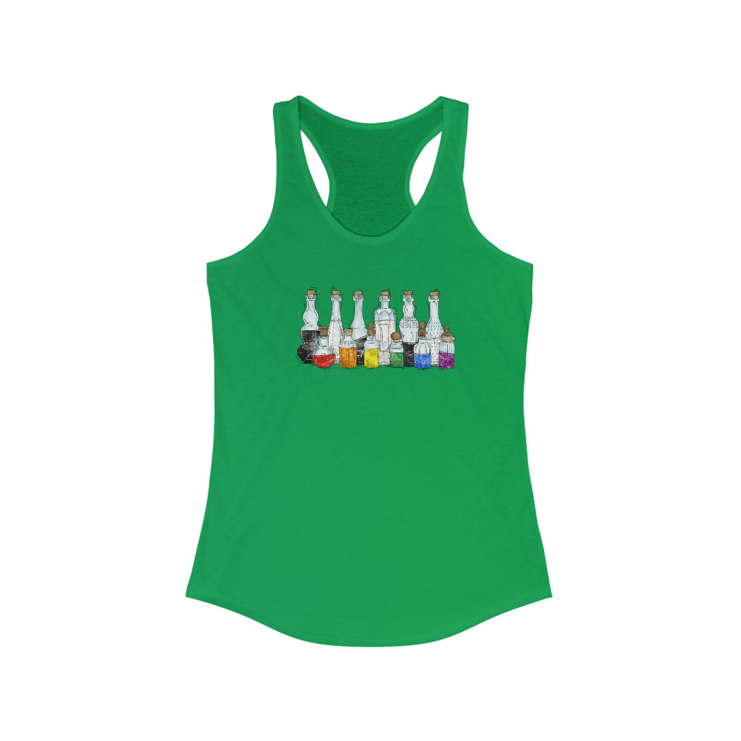 Straight Ally Pride Potion Bottles - Womens Tank Top