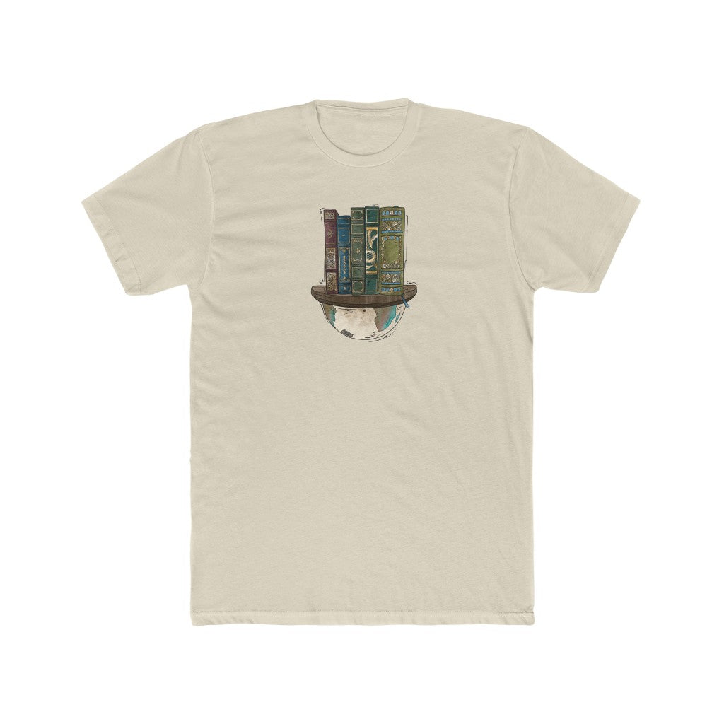 Globe and Vintage Books - Men's T-Shirt