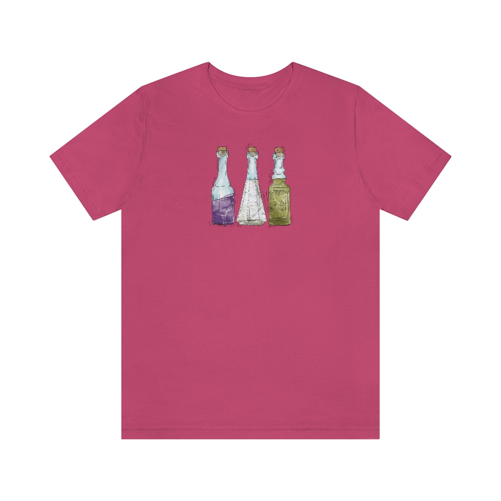 Genderqueer Pride Potion Bottles - Unisex T-Shirt