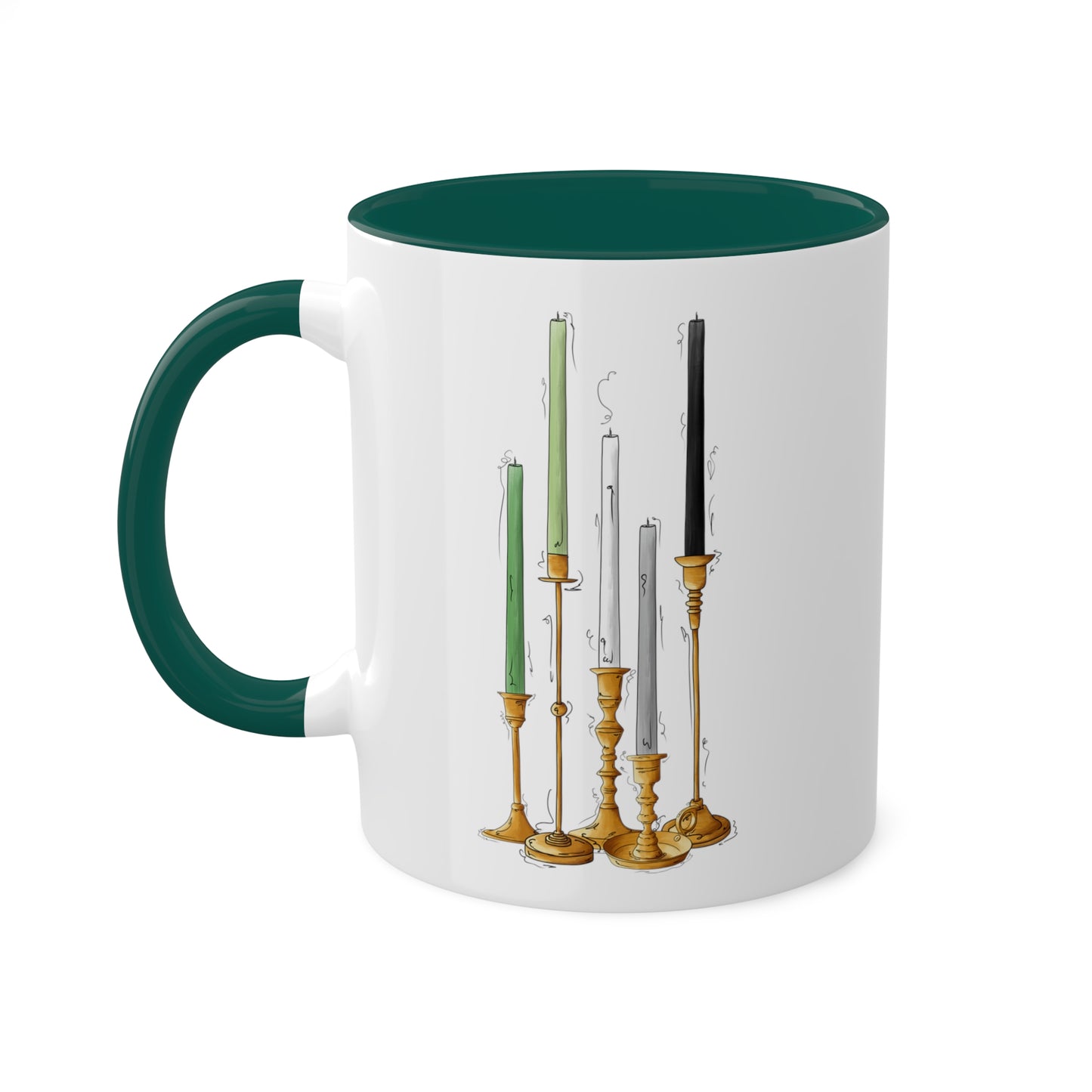 Aromantic Pride Flag Candlesticks - Mug