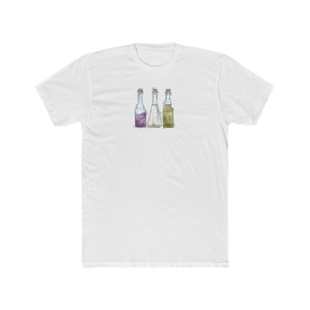 Genderqueer Pride Potion Bottles - Men's T-Shirt