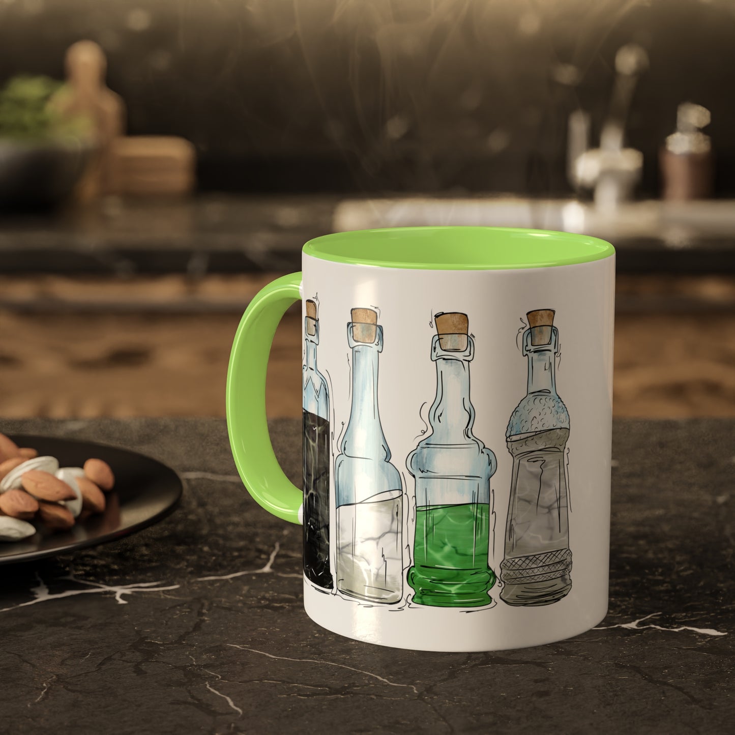 Demiromantic Pride Flag Potion Bottles - Mug