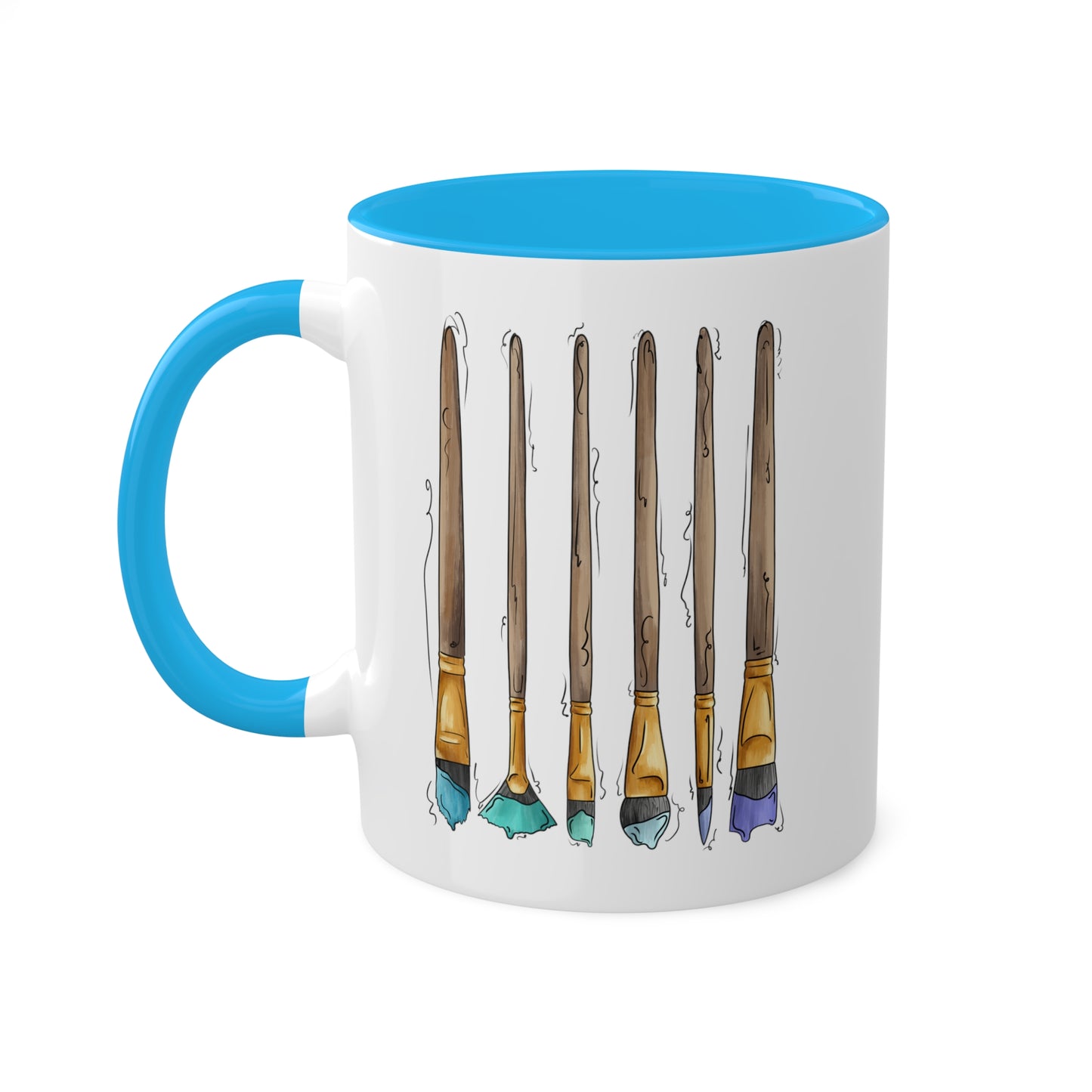 Neptunic Pride Flag Paint Brushes - Mug