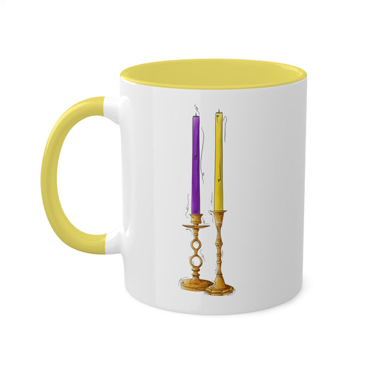 Intersex Pride Flag Candlesticks - Mug