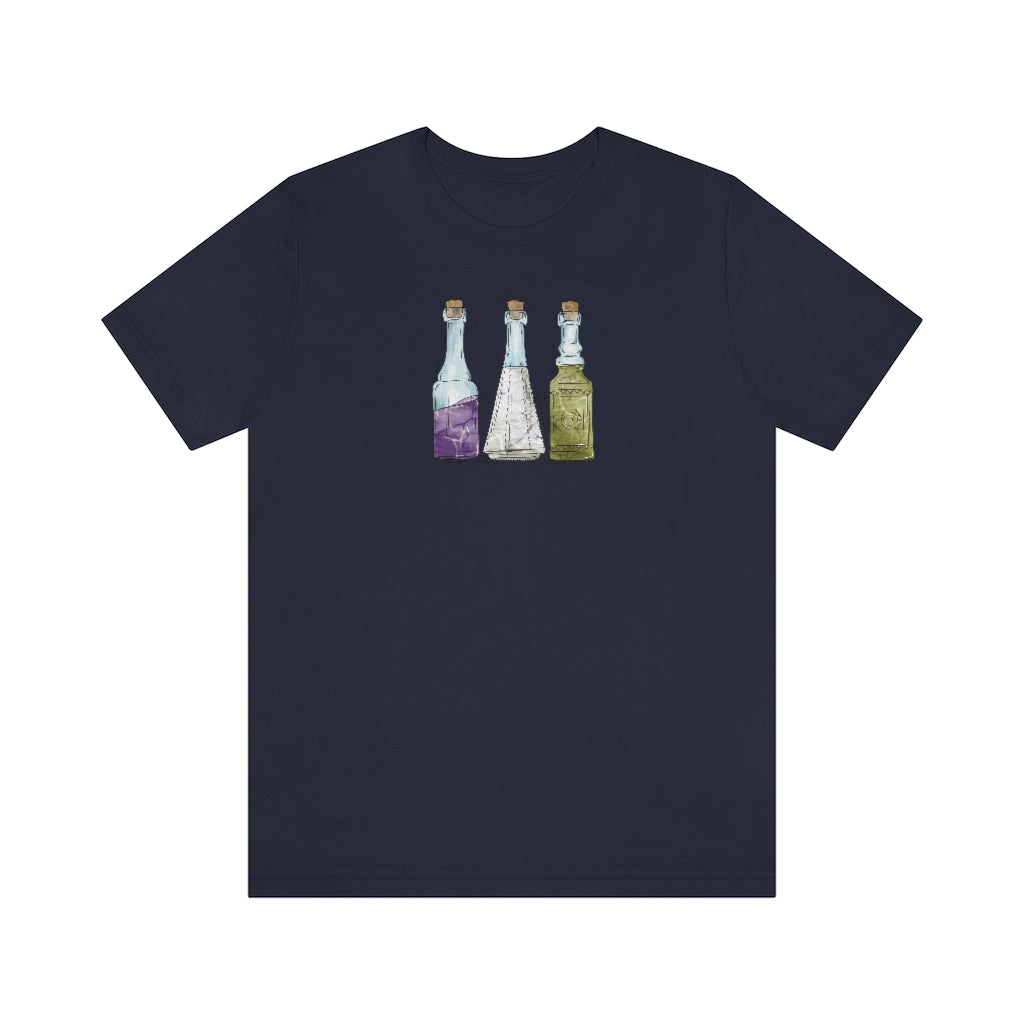 Genderqueer Pride Potion Bottles - Unisex T-Shirt