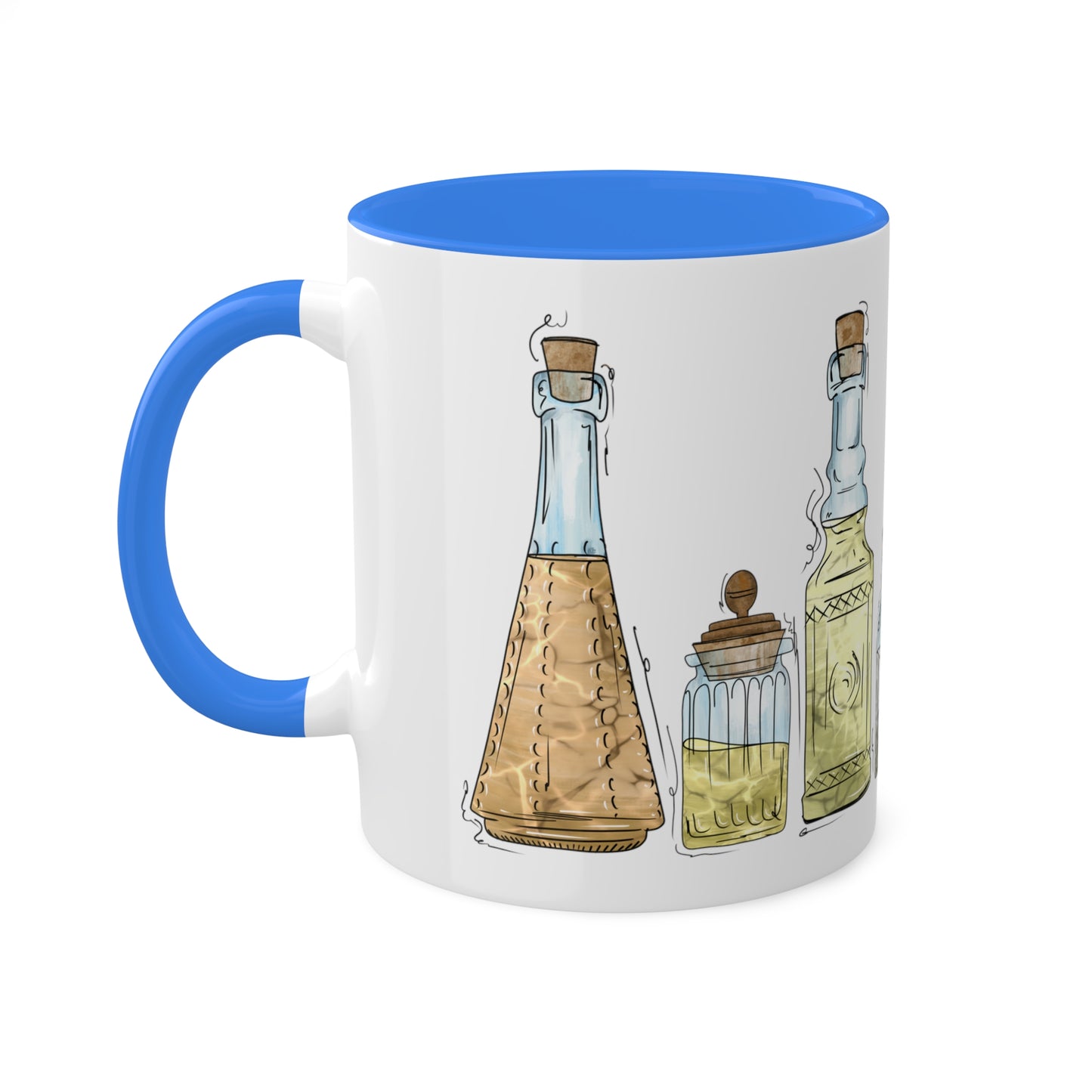 Genderfaun Pride Flag Potion Bottles - Mug