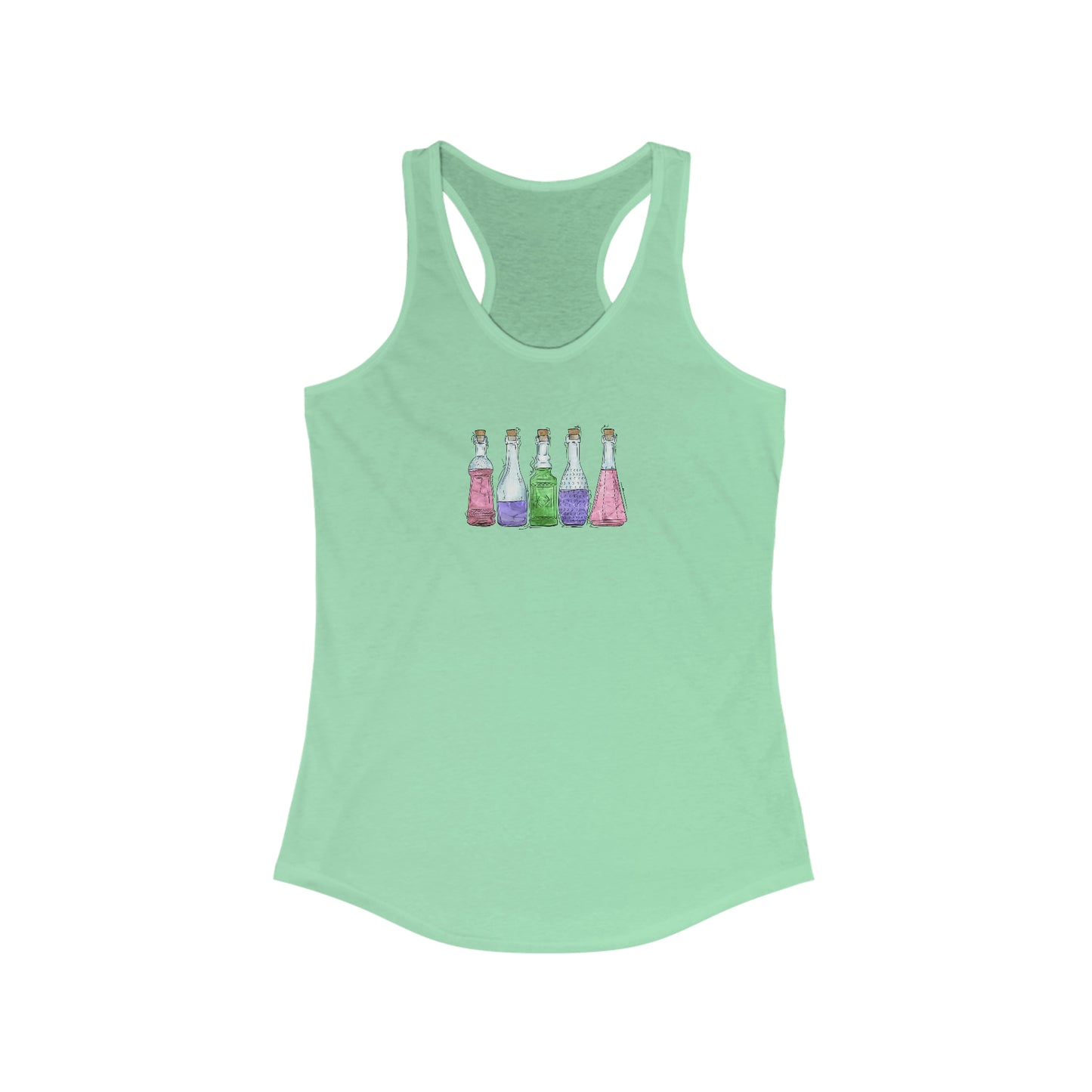 Trigender Pride Potion Bottles - Womens Tank Top