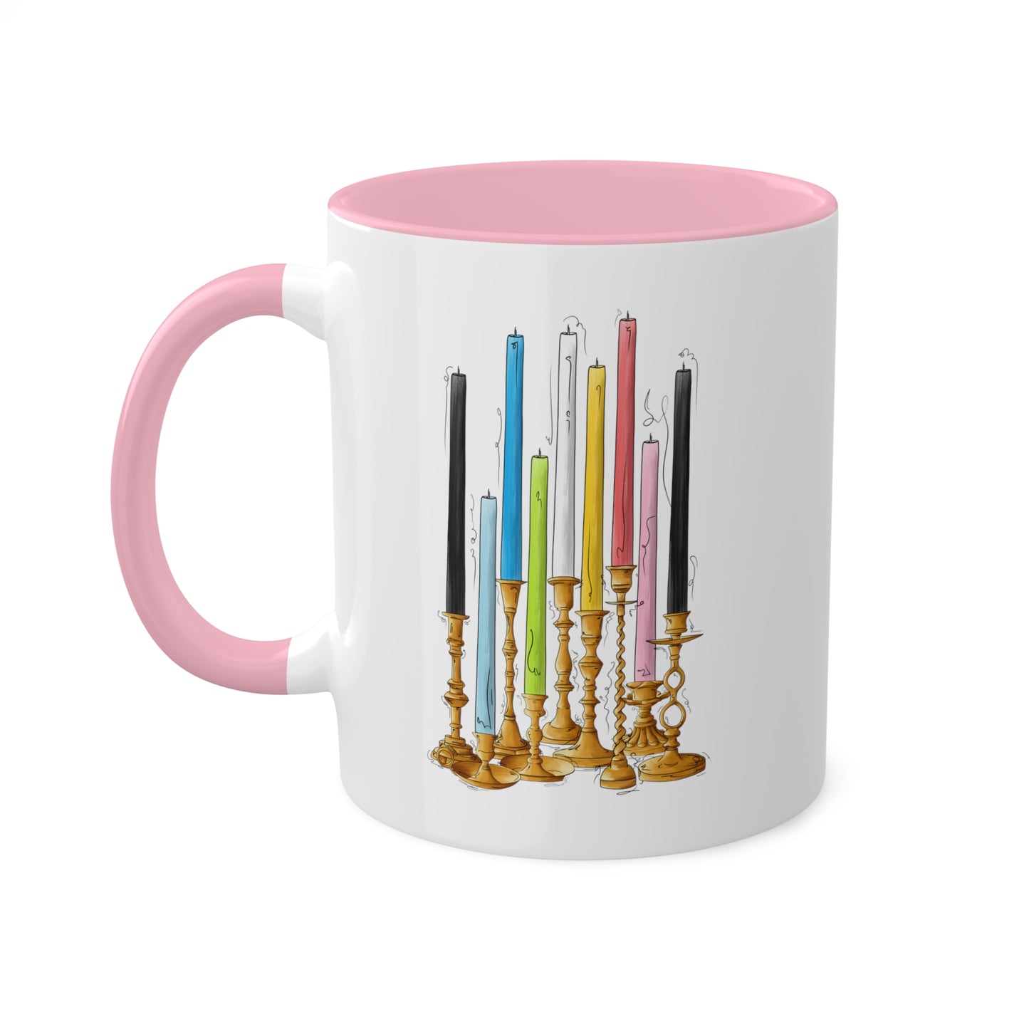 Queer Pride Flag Candlesticks - Mug