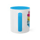 Panromantic Pride Flag Old Books - Mug