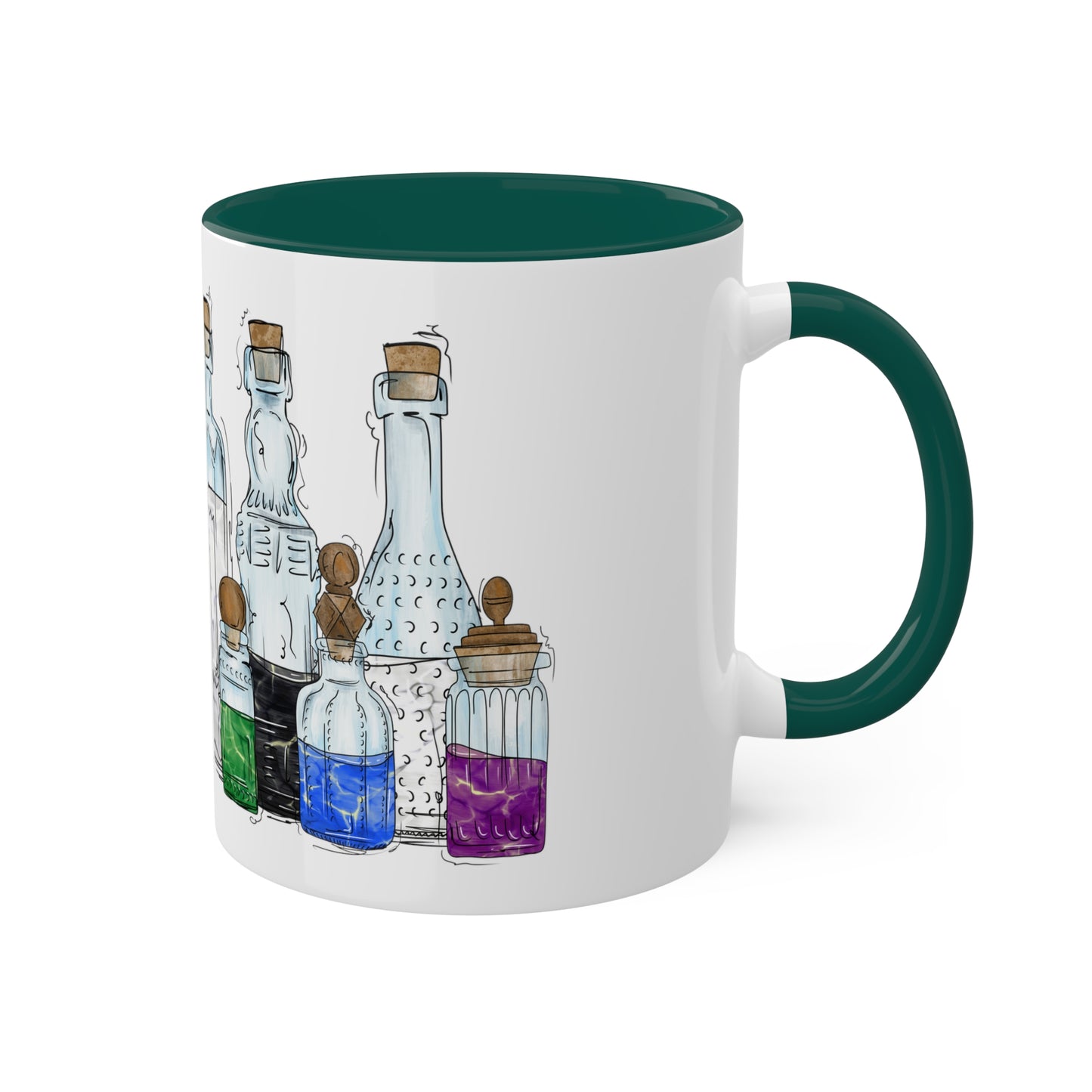 Straight Ally Pride Flag Potion Bottles - Mug