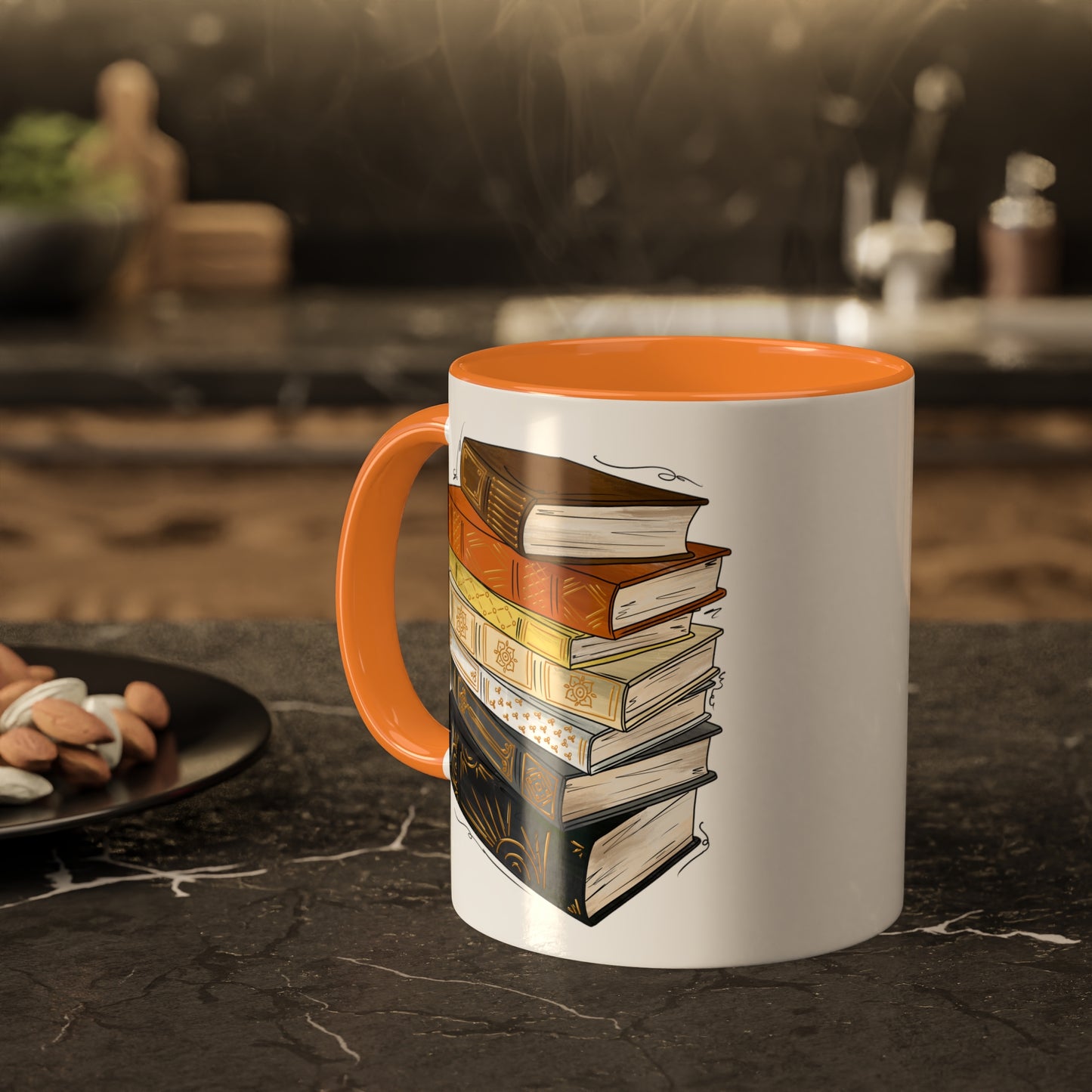 Bear Pride Flag Old Books - Mug