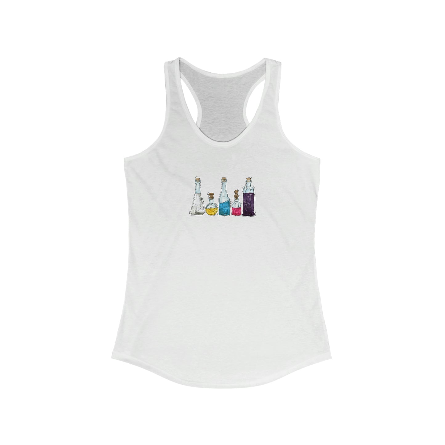 Polyamorous Pride Potion Bottles - Womens Tank Top