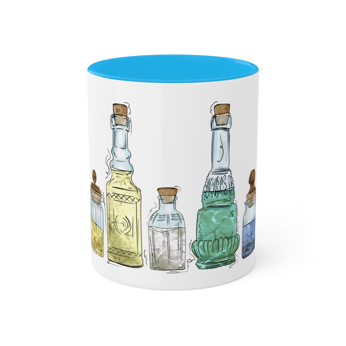 Genderfaun Pride Flag Potion Bottles - Mug