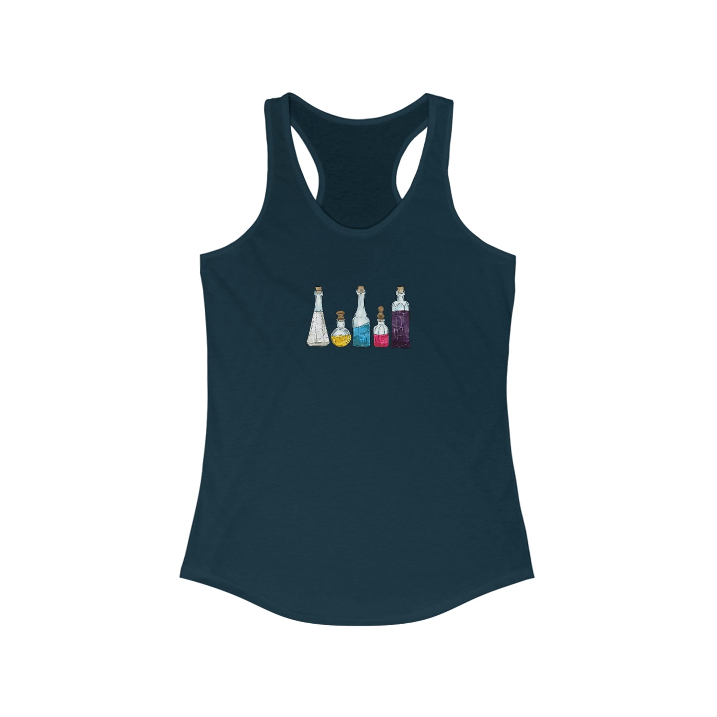 Polyamorous Pride Potion Bottles - Womens Tank Top