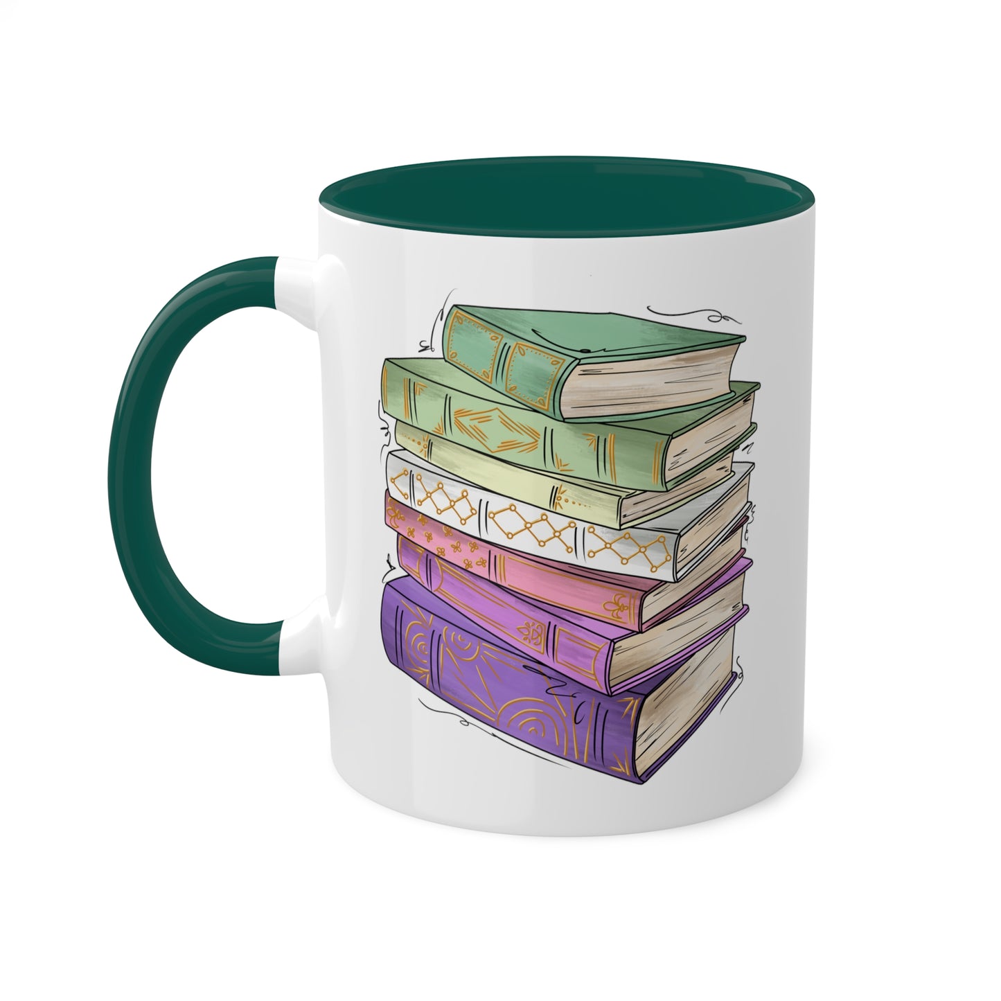 Genderfae Pride Flag Old Books - Mug