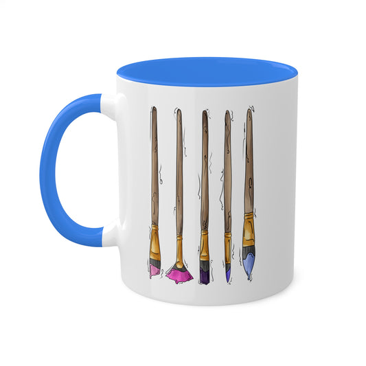 Omnisexual Pride Flag Paint Brushes - Mug