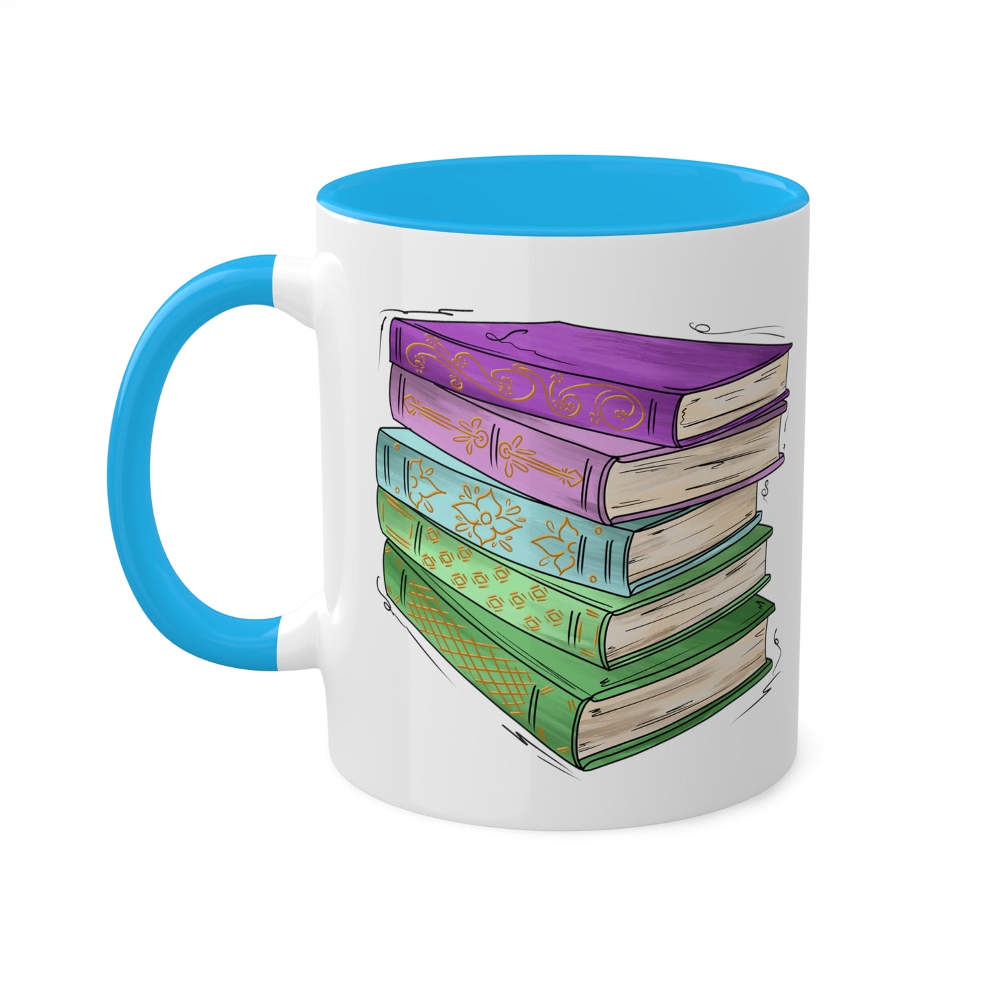 Toric Pride Flag Old Books - Mug