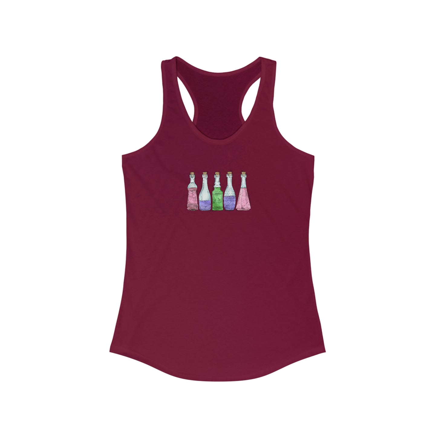 Trigender Pride Potion Bottles - Womens Tank Top