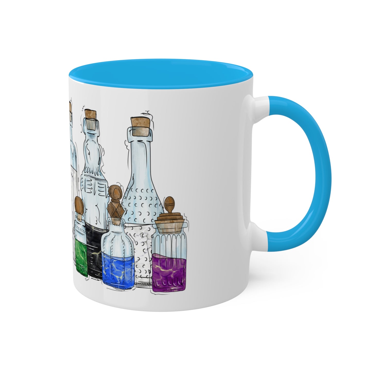 Straight Ally Pride Flag Potion Bottles - Mug