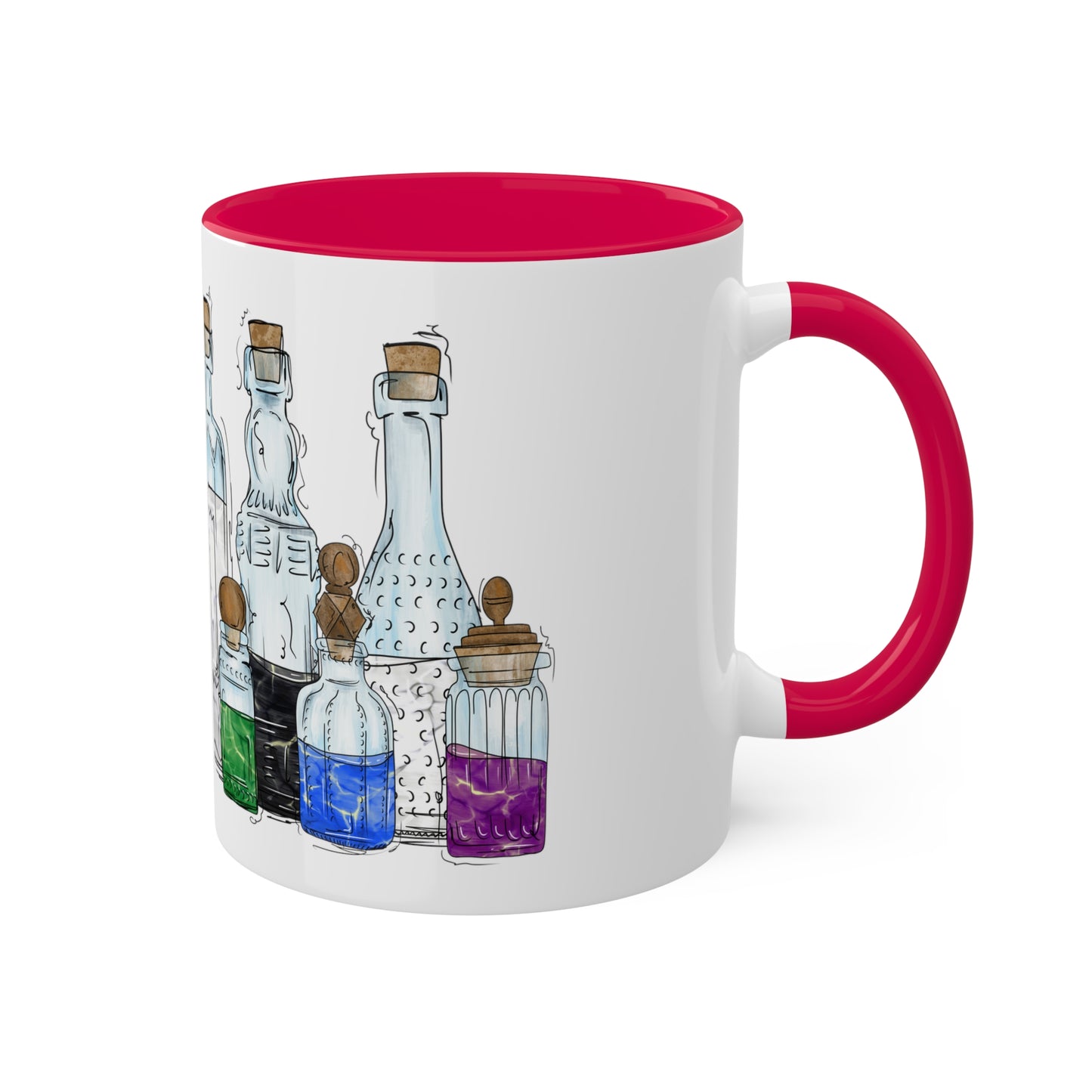 Straight Ally Pride Flag Potion Bottles - Mug