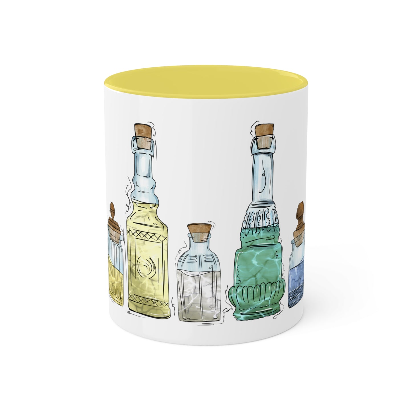 Genderfaun Pride Flag Potion Bottles - Mug