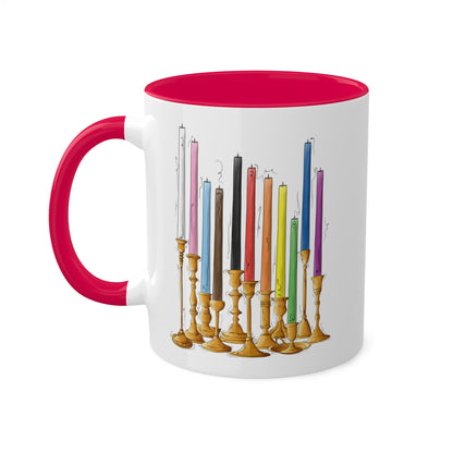 Progress Pride Flag Candlesticks - Mug