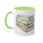 Unlabeled Pride Flag Old Books - Mug