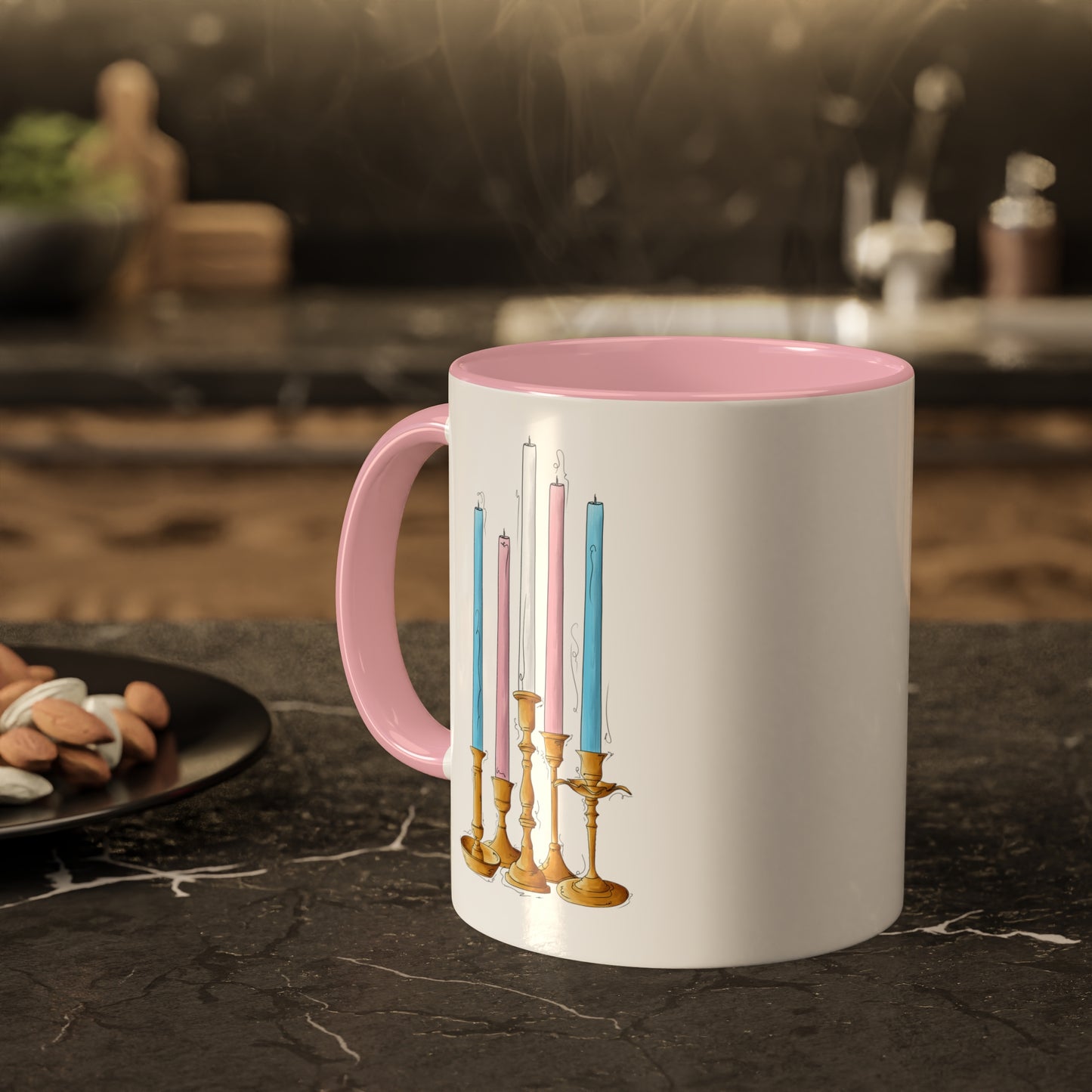 Transgender Pride Flag Candlesticks - Mug