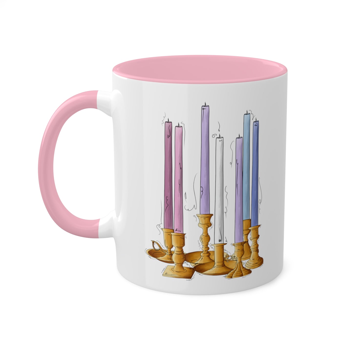 Bigender Pride Flag Candlesticks - Mug