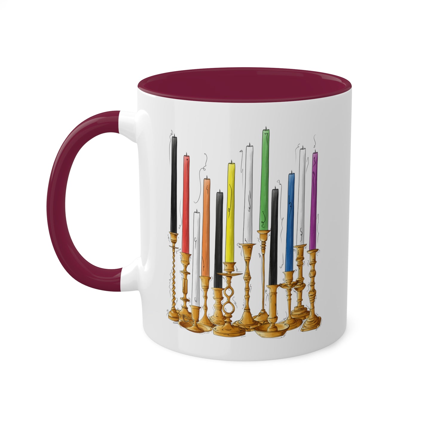 Straight Ally Pride Flag Candlesticks - Mug